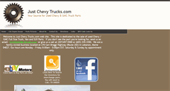 Desktop Screenshot of justchevytrucks.com